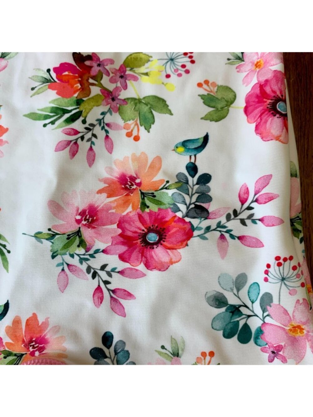 LITTLE ME Baby Girls RashGuard Swimsuit 12 mos NEW Pink Floral Infant Girl NWT - Picture 4 of 6